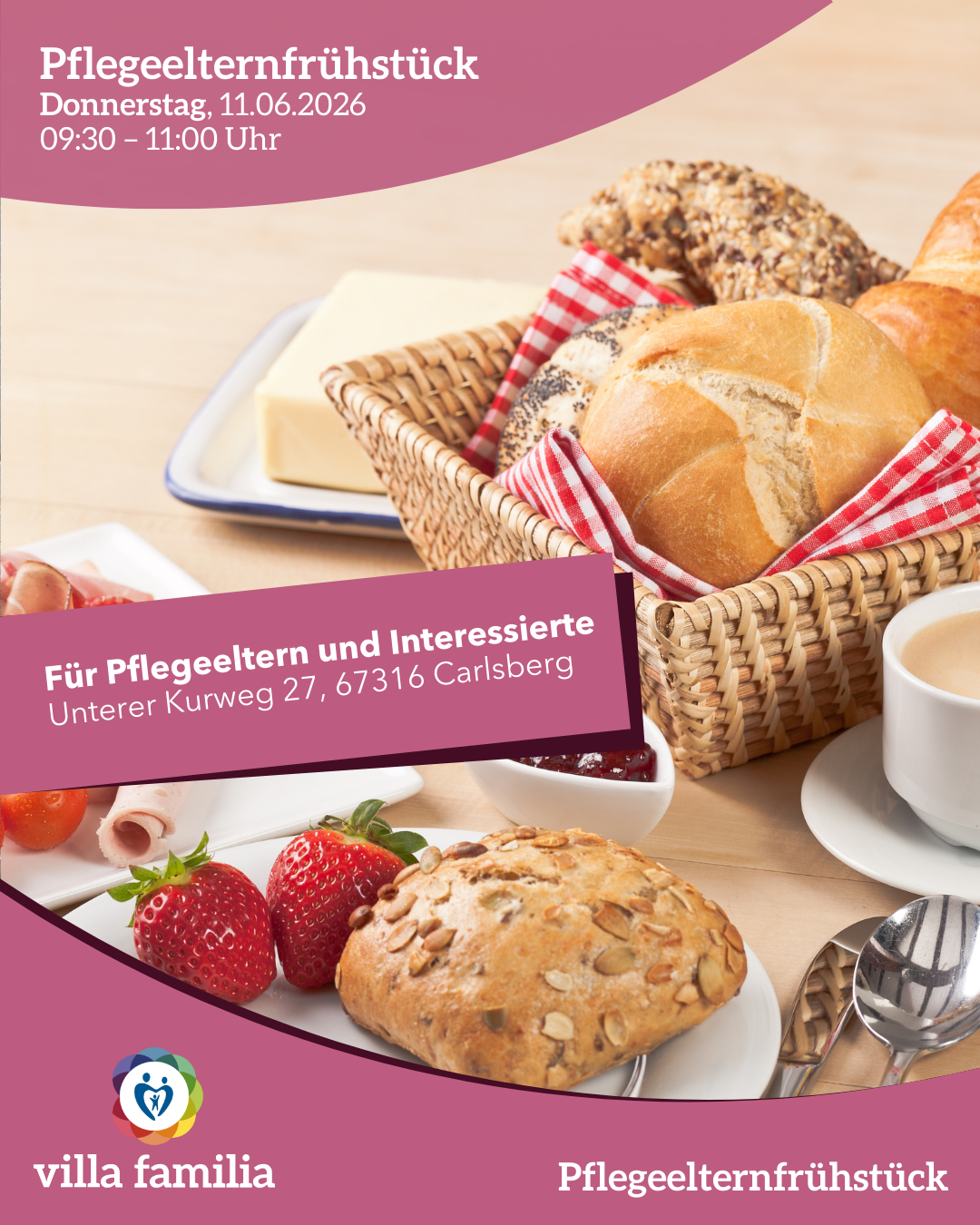 Pflegeelternfrühstück im Juni 2026